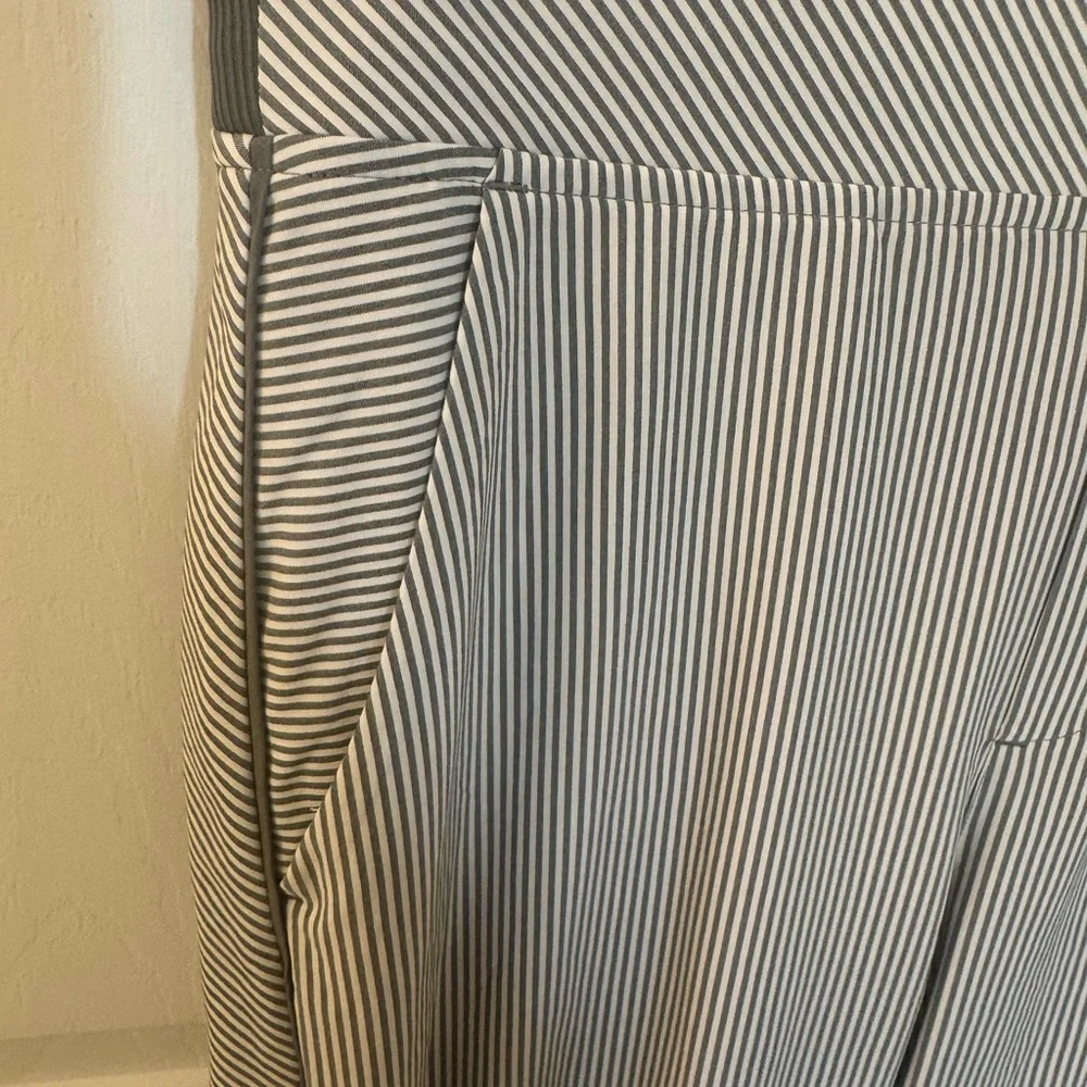 Athleta Brooklyn Ankle Pants Women's Size 10 City Stripe - Picture 3 of 7